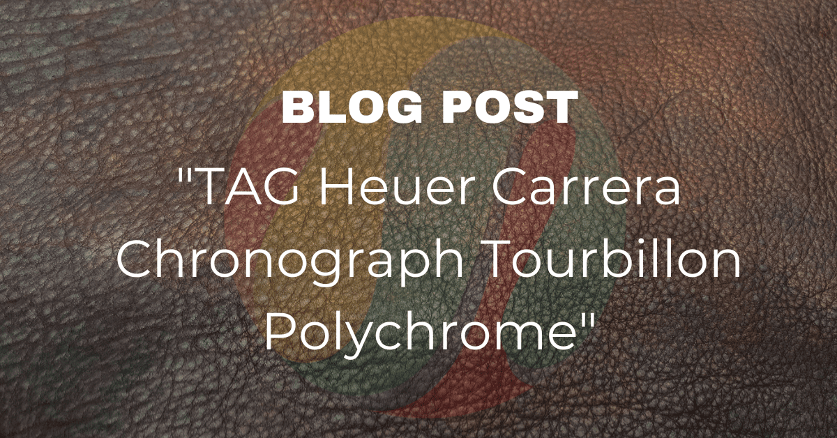 TAG Heuer Carrera Chronograph Tourbillon Polychrome