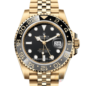 Pre-Owned Rolex GMT-MASTER II 40mm Yellow Gold M126718GRNR-00011
