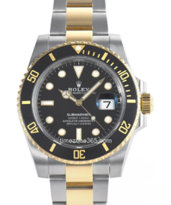 rolex submariner date two-tone men’s watch 116613ln