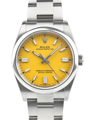 rolex oyster perpetual 36 126000-0004 yellow