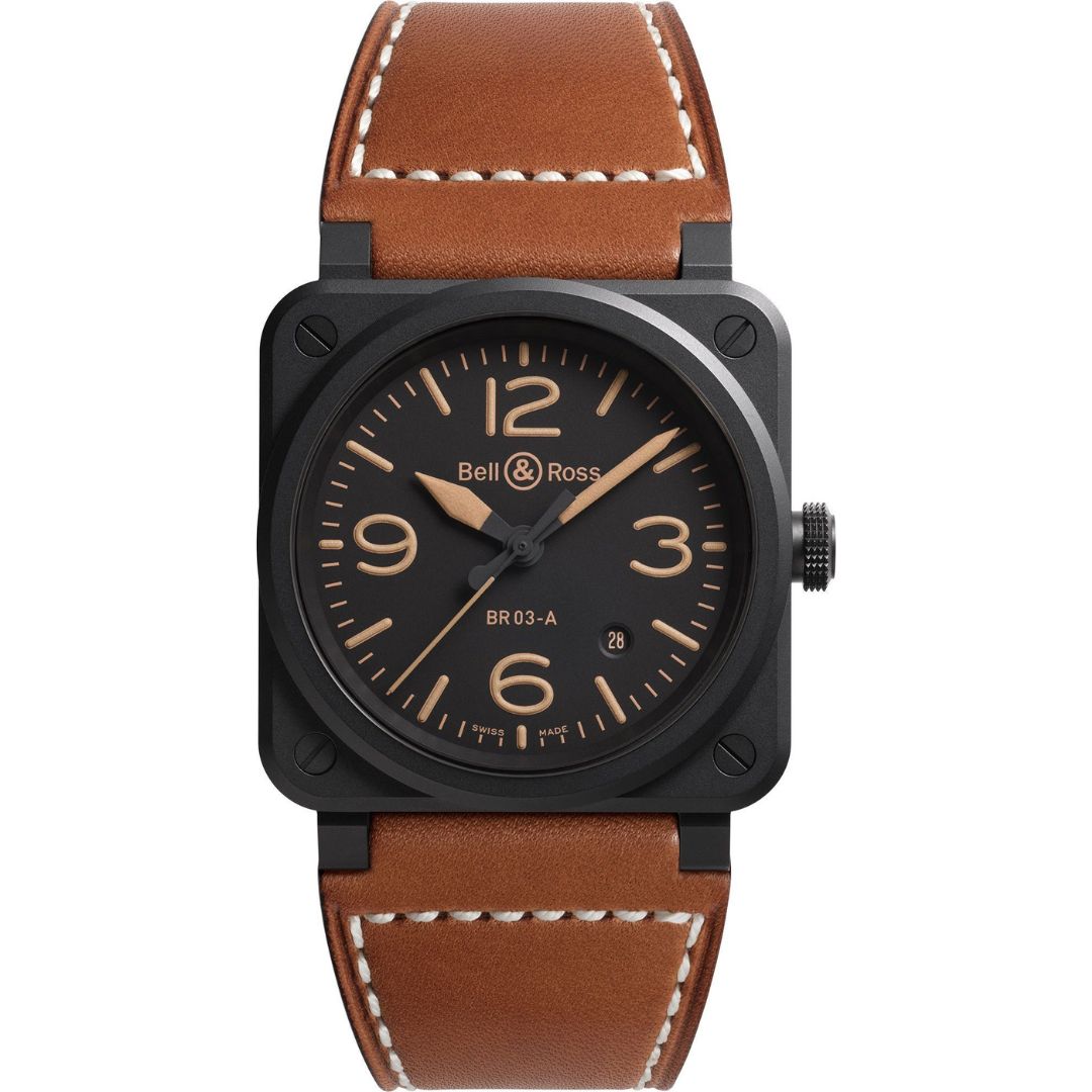 Bell & Ross BR 03 Heritage 41mm BR03A-HER-CE/SCA