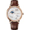 A. Lange & Sohne Grand Lange 1 Moon Phase 139.032 Rose Gold Silver Dial