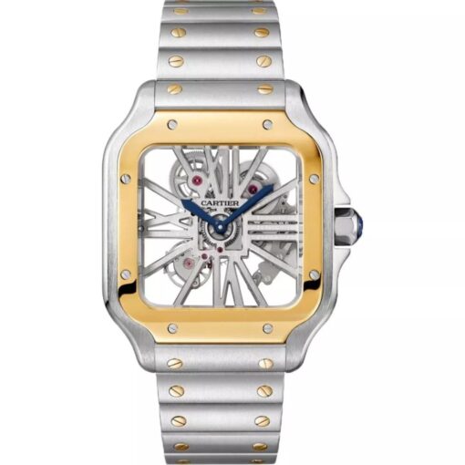 Cartier Santos de Cartier Skeleton Large Model WHSA0012