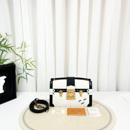 Louis Vuitton Trunk Clutch White Epi