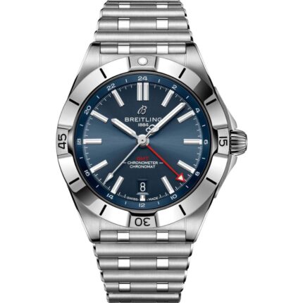 Breitling Chronomat Automatic GMT 40 A32398101C1A1 Stainless Steel Blue Dial