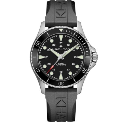 Hamilton Khaki Navy Scuba Auto H82515330 Stainless Steel Black Dial
