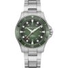 Hamilton Khaki Navy Scuba Auto H82525160 Stainless Steel Green Dial