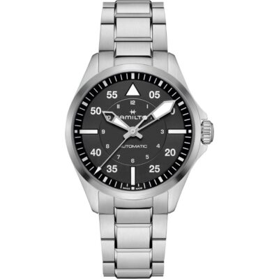 Hamilton Khaki Aviation Pilot Auto 39mm H76305130 Stainless Steel Black Dial