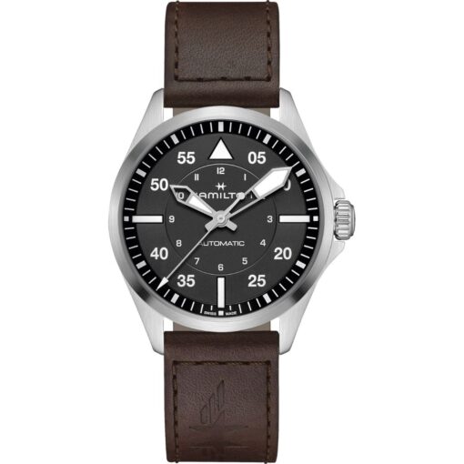 Hamilton Khaki Aviation Pilot Auto 39mm H76305530 Stainless Steel Black Dial