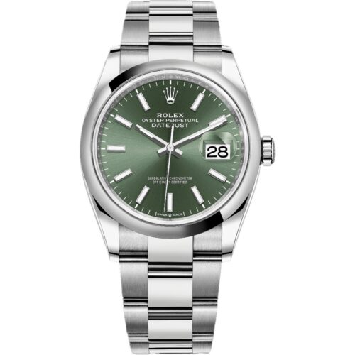 Rolex Datejust 36 126200-0024 Stainless Steel Green Dial