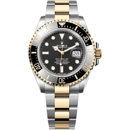 Rolex Sea-Dweller 126603-0001 stainless steel yellow gold watch with black dial