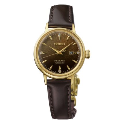 Seiko Presage Cocktail Time Jamaican Coffee SRE020J1 Stainless Steel Brown Dial