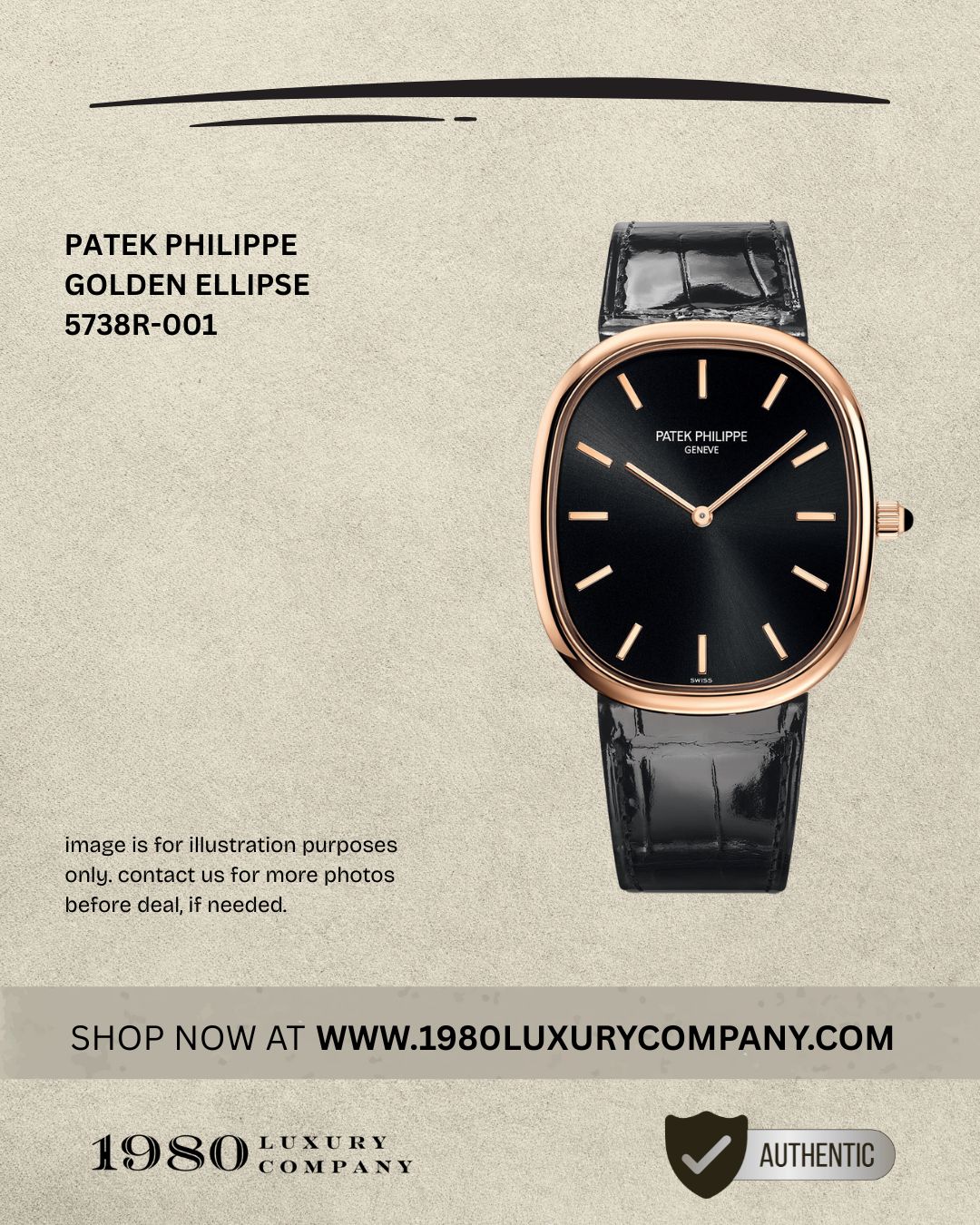 Patek Philippe Golden Ellipse 5738R-001