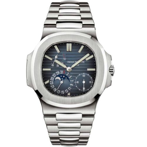 Patek Philippe Nautilus 5712/1A-001 in stainless steel with blue dial