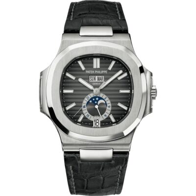 Patek Philippe Nautilus 5726A-001 Black front view