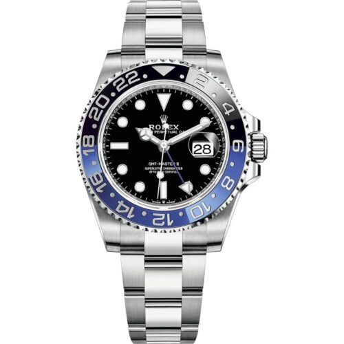 Rolex GMT-Master II 126710BLNR Batman Oyster Front View