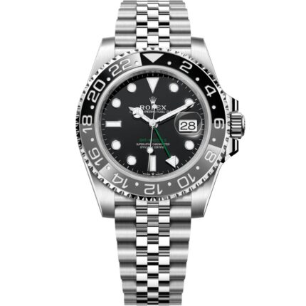 Rolex GMT-Master II 126710GRNR Bruce Wayne Jubilee Front View
