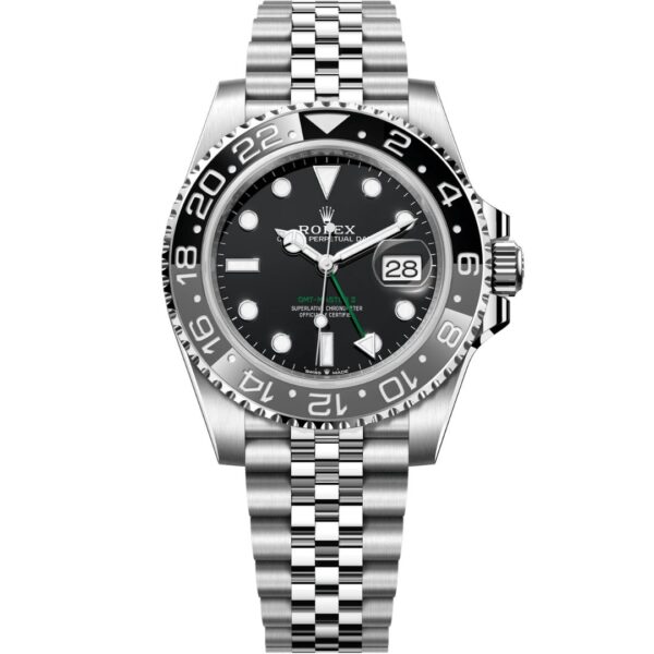 rolex-gmt-master-ii-126710grnr-0003_1 Rolex GMT-Master II 126710GRNR Bruce Wayne Jubilee Front View