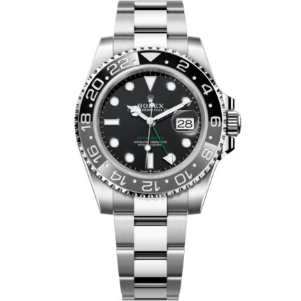 Rolex GMT-Master II 126710GRNR Bruce Wayne Oyster Front View