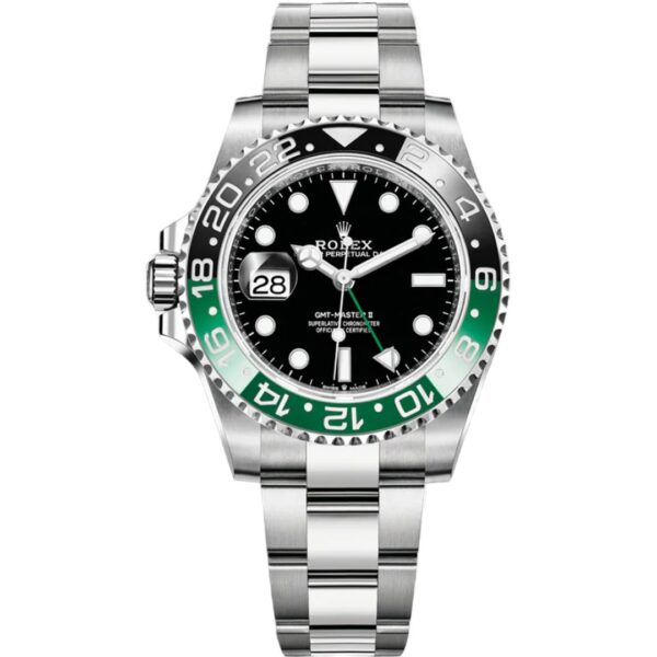 rolex-gmt-master-ii-126720vtnr-0001_1 Rolex GMT-Master II 126720VTNR Sprite Oyster Front View