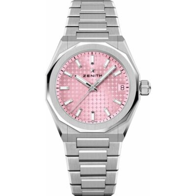 Zenith Defy Skyline 36 03.9400.670/18.I001 in steel with pink dial