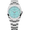 Rolex Oyster Perpetual 36 126000 in stainless steel with turquoise dial