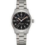 Hamilton Khaki Field Mechanical Power Reserve 40mm H69509130 in stainless steel with black dial