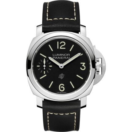 Panerai Luminor Logo PAM01084 in steel with black dial