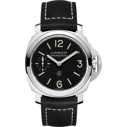 Panerai Luminor Logo PAM01084 in steel with black dial