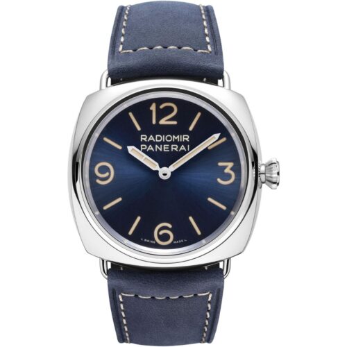 Panerai Radiomir Officine PAM01383 in steel with blue dial