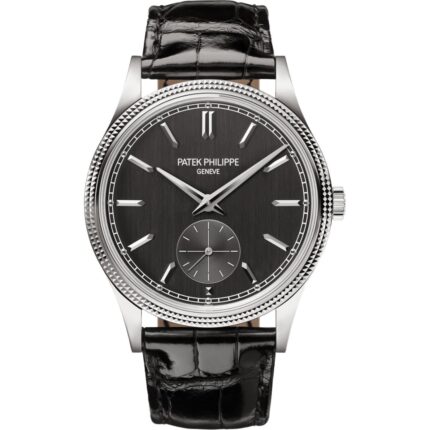 Patek Philippe Calatrava 6119G-001 in white gold with grey dial