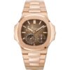 Patek Philippe Nautilus 5712/1R-001 in rose gold with brown dial