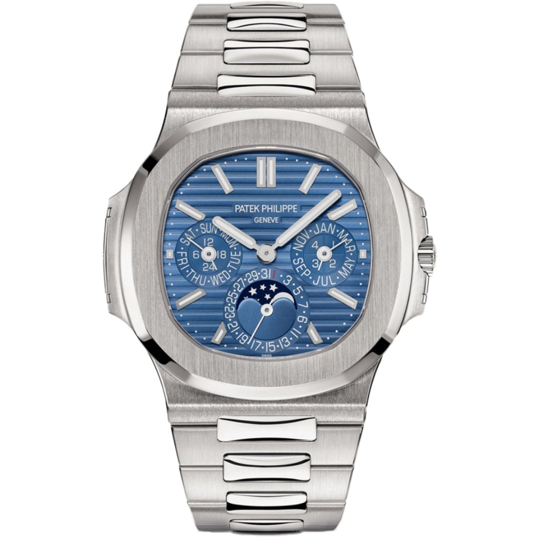 Patek Philippe Nautilus 5740/1G-001 Blue front view