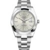 Rolex Datejust 41 126300 in stainless steel with silver dial and oyster bracelet