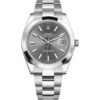 Rolex Datejust 41 126300 in steel oyster bracelet with slate dial