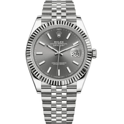 Rolex Datejust 41 126334 in steel jubilee bracelet with slate dial