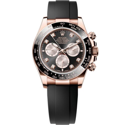 Rolex Daytona 126515LN Rose Gold Black Diamond Dial