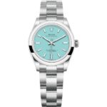 Rolex Oyster Perpetual 31 277200 Turquoise front view