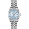 Tissot Ballade Powermatic 48 COSC 30mm T1562081135300 in stainless steel with ice blue dial