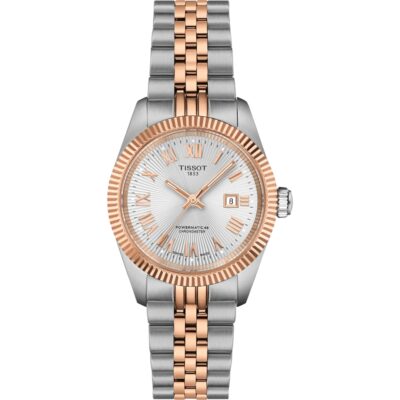 Tissot Ballade Powermatic 48 COSC 30mm T1562082203300 in stainless steel with silver dial