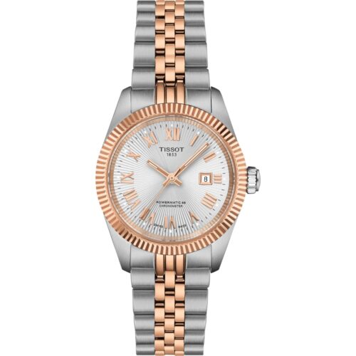Tissot Ballade Powermatic 48 COSC 30mm T1562082203300 in stainless steel with silver dial