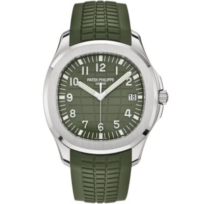 Patek Philippe Aquanaut 5168G-010 White Gold Green Dial