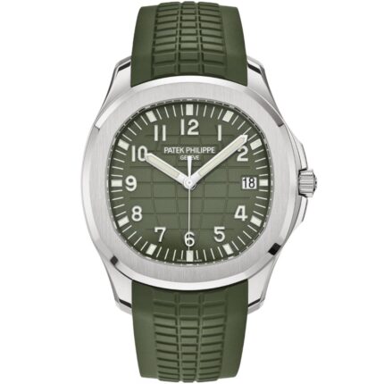 Patek Philippe Aquanaut 5168G-010 White Gold Green Dial