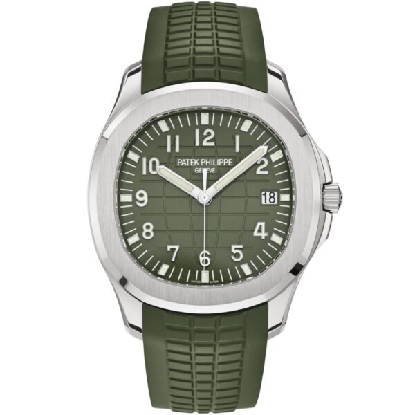 Patek Philippe Aquanaut 5168G-010 White Gold Green Dial